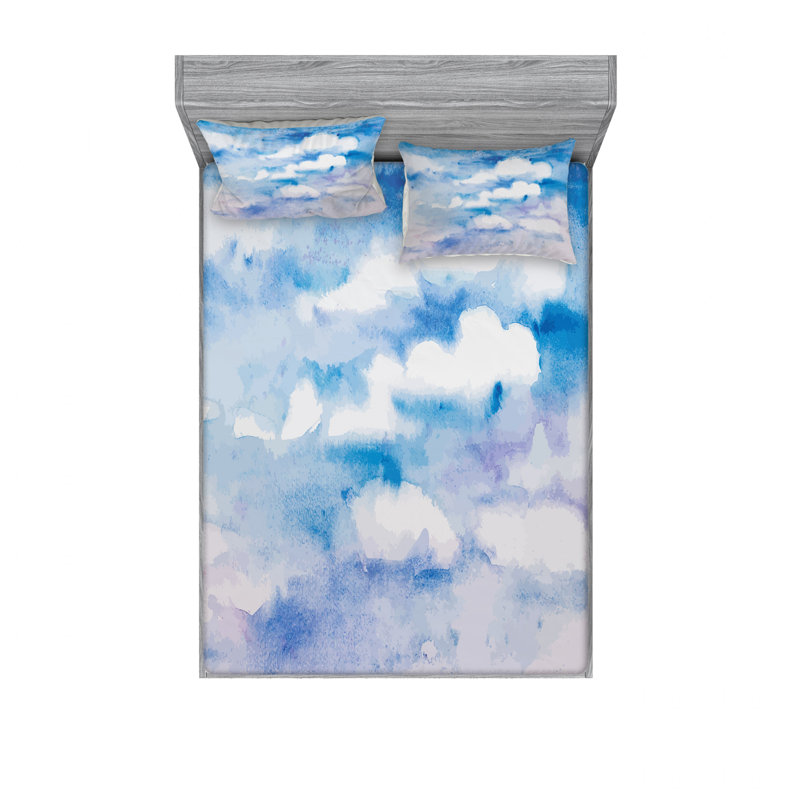 Microfiber Sheet Set, Full/Double Sheet Set with Fitted Sheet