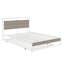 Base de lit plateforme en métal avec couchette, ports USB et support à lattes-106487421