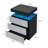 Gebelein Manufactured Wood Nightstand with Wireless Charging Station and LED Lights-281945688
