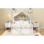 Lit simple en bois avec tête de lit et tablette de rangement, blanc-265490161-265490166
