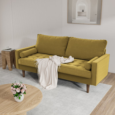 Collington 70" Square Arm Tufted Seat Sofa