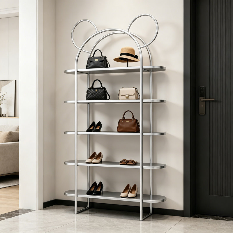 Présentoir à 5 niveaux Modern, (5 tablettes) H 72,83 po x l 35,43 po x P 11,81 po