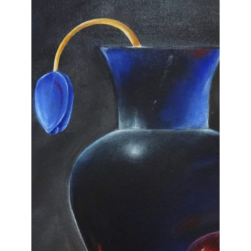 Nature morte réaliste | Acrylique sur toile | Par Anindita Dey