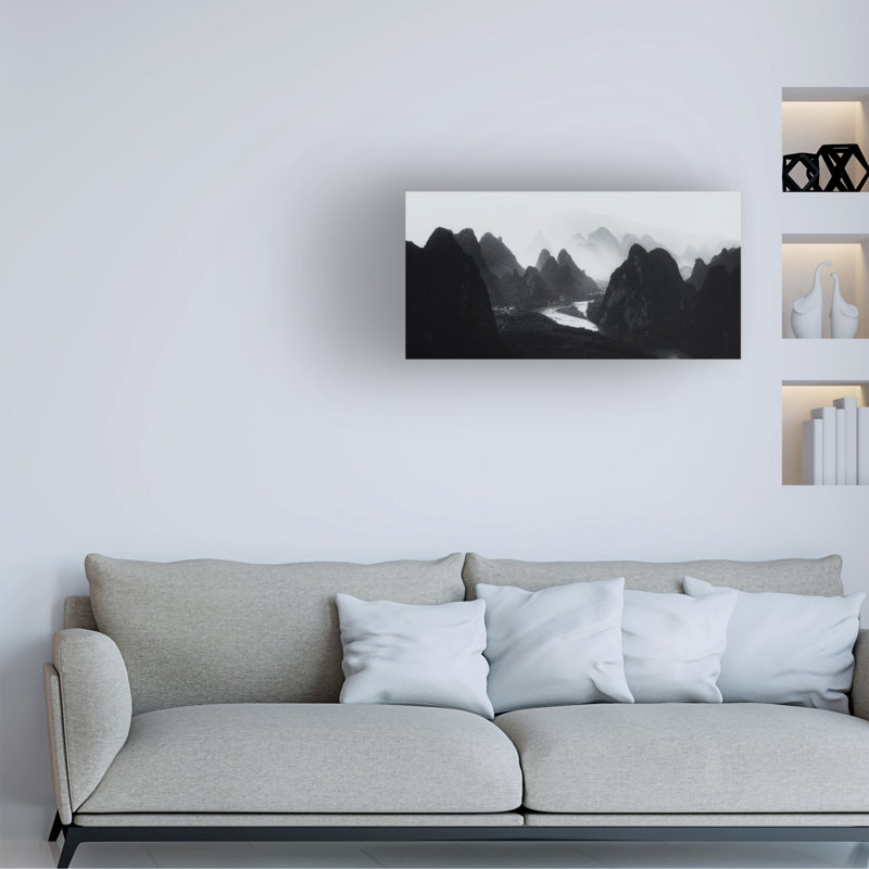 Art sur toile, couches de terre d'Ahmed Abdulazim, H 10 po x l 19 po