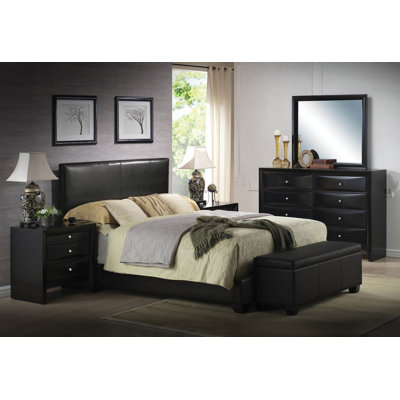 Griner Upholstered Sleigh Bed