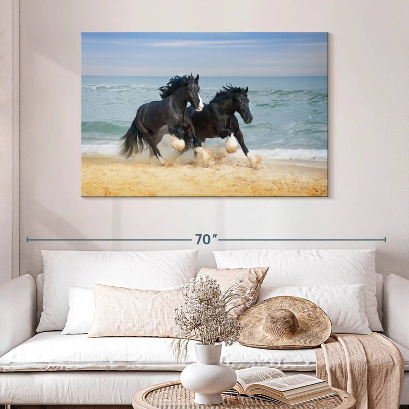 Chevaux noirs Shire