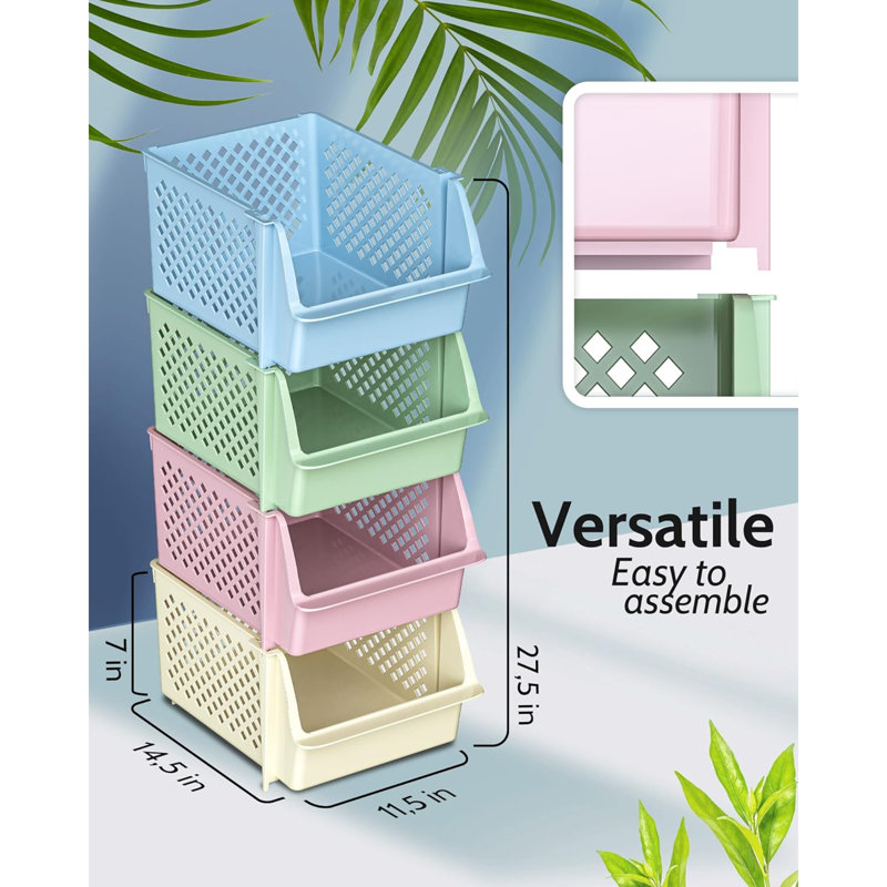 Bac de rangement Tamae, Multicolore