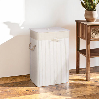 Audubon Bamboo Laundry Hamper with Handles