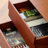Simple design sense solid wood TV cabinet