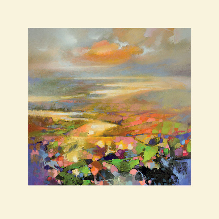 Scott Naismith - Painting, 40cm H x 40cm W, Yellow
