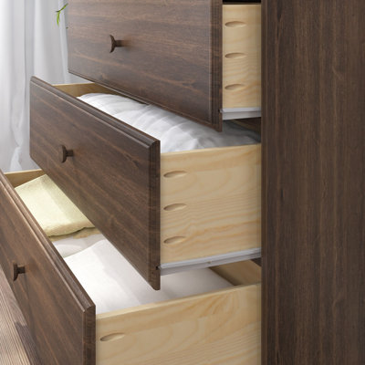 Adrundhati 3 Drawer Solid Wood Dresser