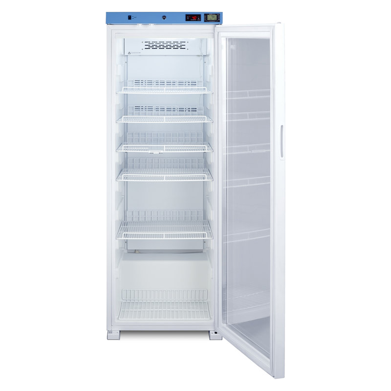 EQtemp 24" Wide Upright Healthcare Refrigerator, Right Handed