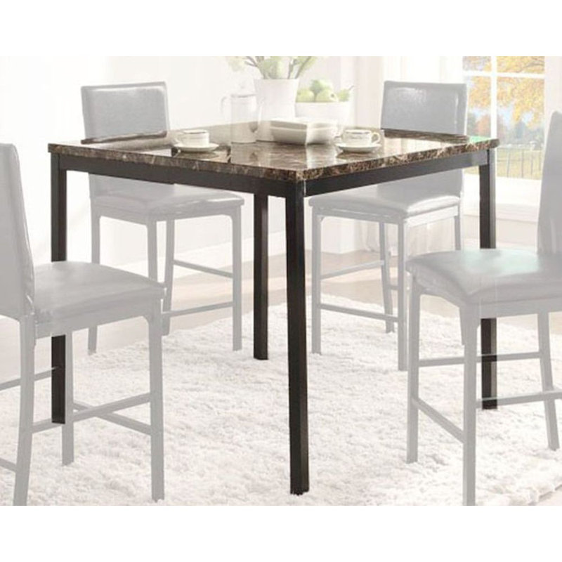 Johnchristopher Marble Top Metal Base Dining Table