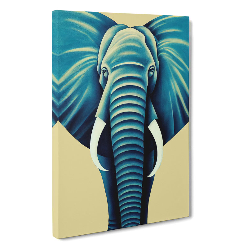 Majestic Elephant - Wrapped Canvas, 76cm H x 50cm W x 3cm D