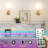 Battery Operated Sconces Set Of 2 - Up To 50 Hrs Runtime, RGB Colour Changing, Remote Control, Rechargeable Cordless Design