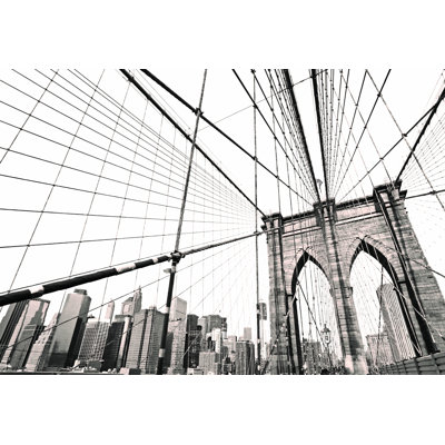 «Wibridge Gray», impression sur toile tendue