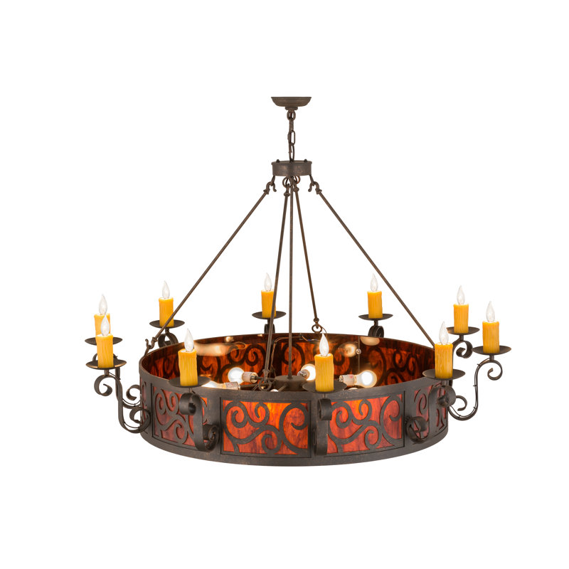 Thornaby 16 - Light Glass Chandelier
