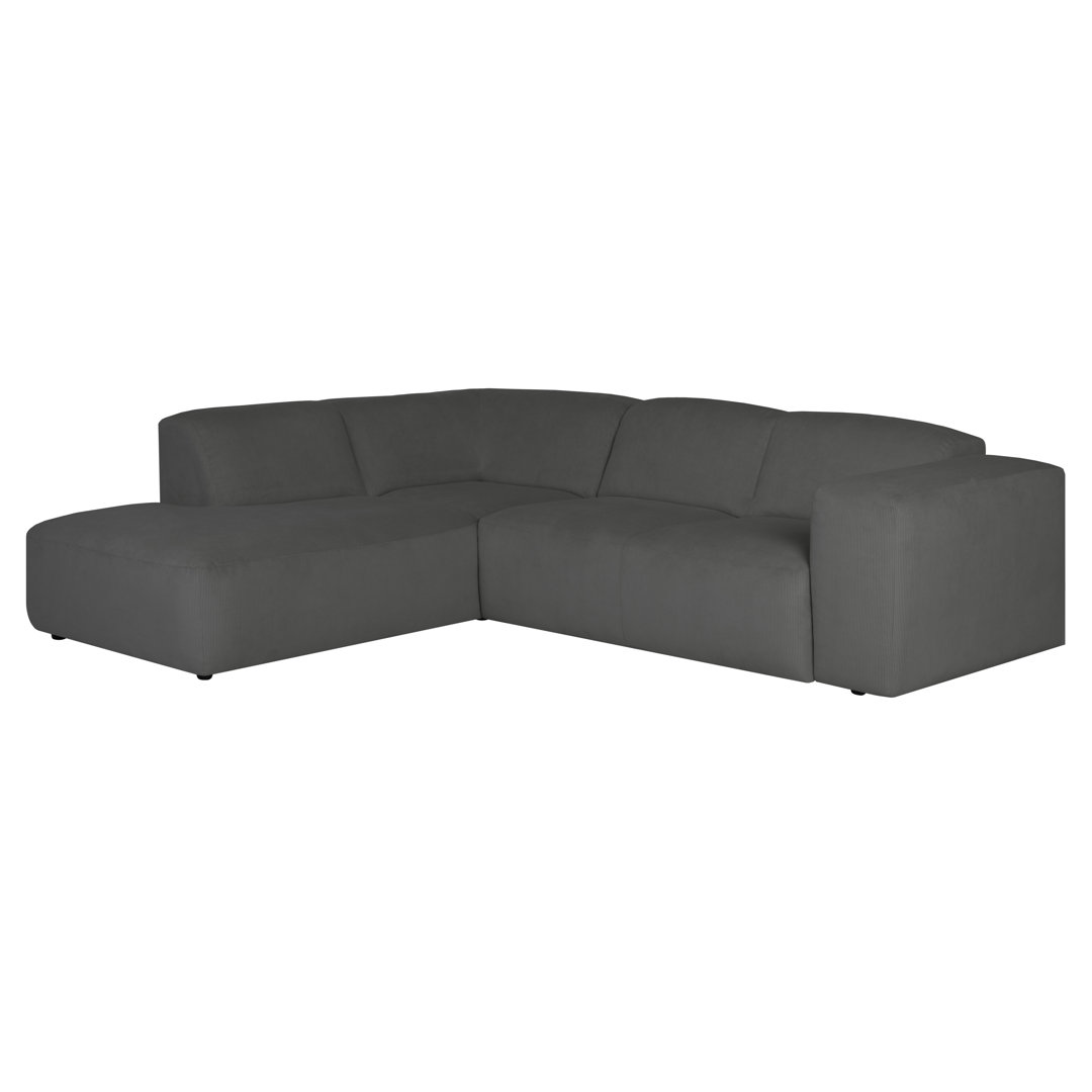 Ecksofa Chiodo - mittelgroßes Sofa Element - Ottomane