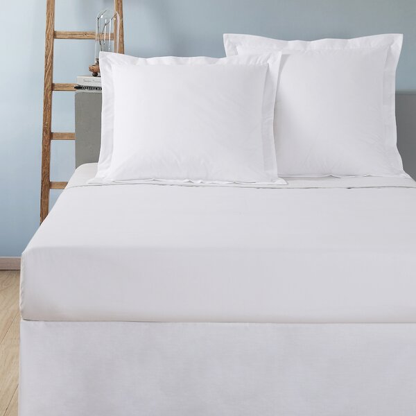Heathered Linen Flange Edge Throw Pillow Cover, 18 X 18, 20 X 20, 22 X 22,  24 X 24, 28 X 28, Euro Sham, Decorative Bed Pillow, Beige Pillow 