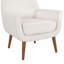 Fauteuil en velours Astrid