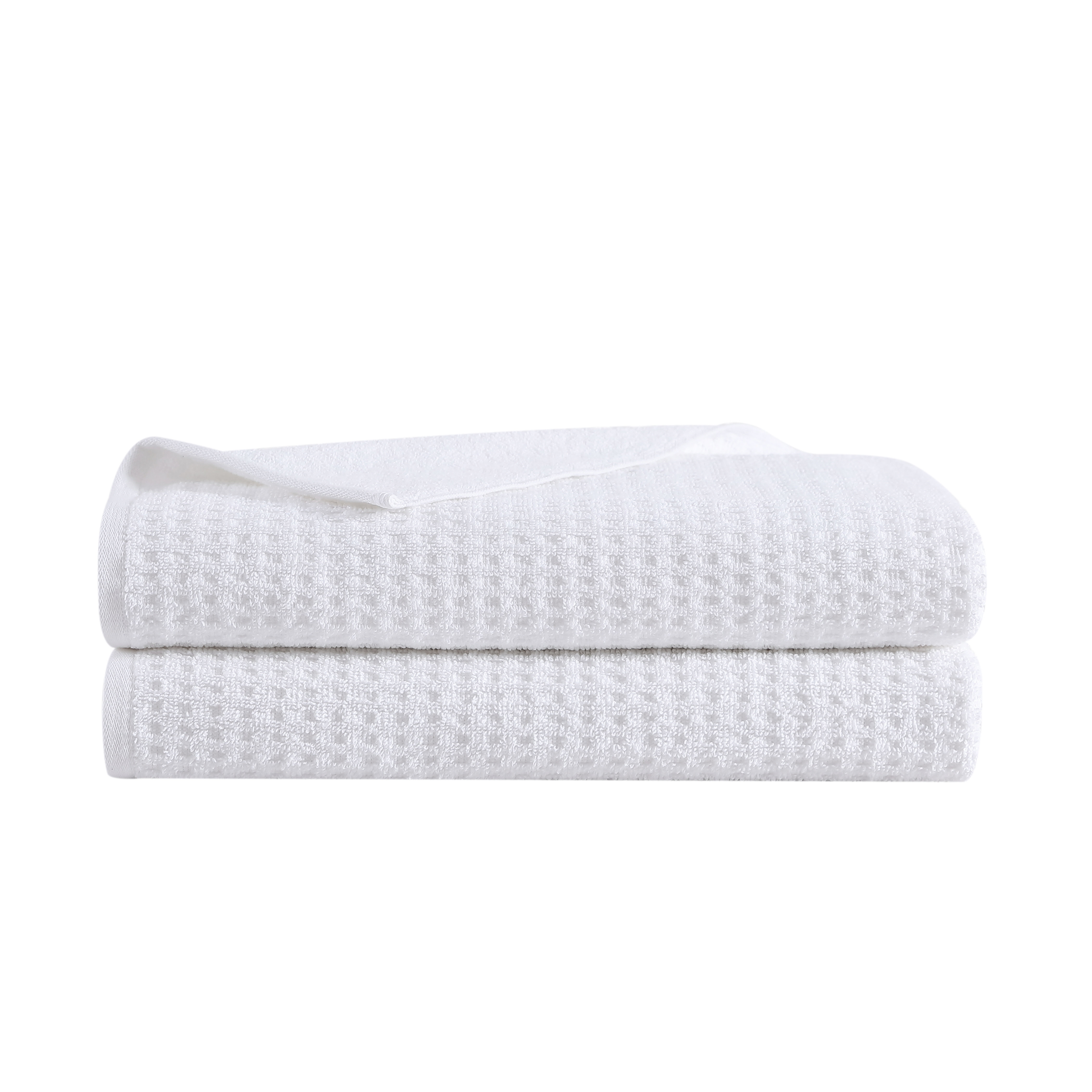 Tommy Bahama Northern Pacific 2-Piece White Cotton Bath Towel Set