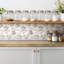Belvidere 30 x 30cm PVC Mosaic Tile in White