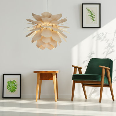 Jamal 1 - Light Natural Unique/Statement Pendant
