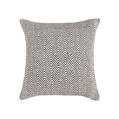 Coussin intérieur / extérieur carré à chevrons