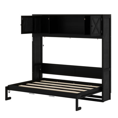 Lit escamotable avec armoires de rangement