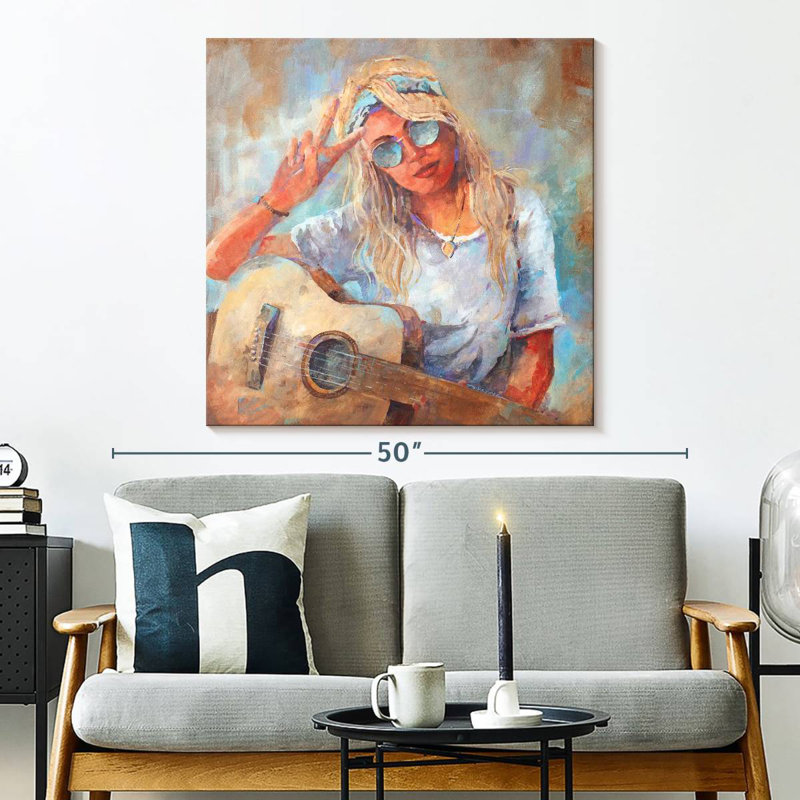 Leisha Peace And Love Square, 33" H x 33" W