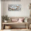 Art mural sur toile botanique blanc Magnolia-1560380582
