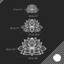 Mandala de lotus 3D en métal - fleur de lotus spirituelle, décoration murale multisize-269804565-269804564