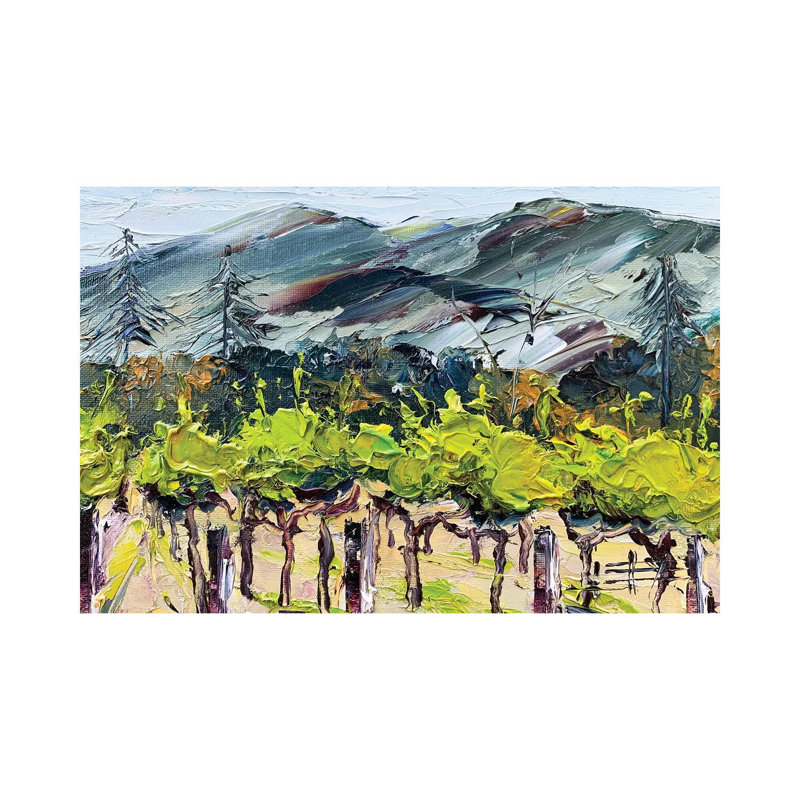 Folktale Winery by Lisa Elley - Wrapped Canvas Print, 20.32cm H x 20.32cm W x 1.905cm D