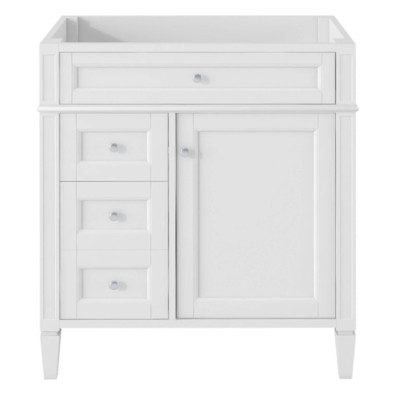Meuble-lavabo de 30 po sans lavabo supérieur, Blanc