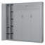 Grand lit escamotable, lit escamotable avec tablettes et garde-robe-778181188