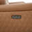 88.6'' Genuine Leather Zero Gravity Power Recliner Sofa with USB Port-117030404