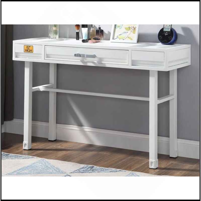 Bureau de coiffeuse Cargo, Blanc