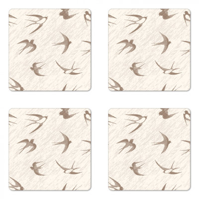 Square 4 Piece Coaster Set