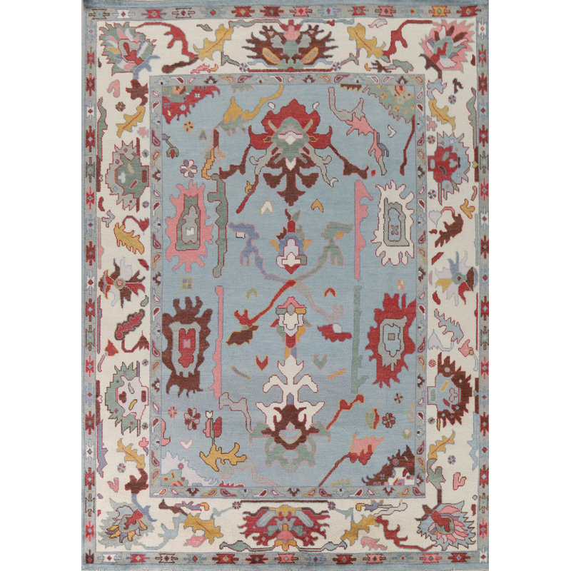 Tapis unique en coton 11 pi 8 po x 9 pi 2 po Reyce