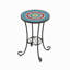 Table d'appoint de patio avec tablette