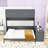 Queen Wall-Mounted Murphy Bed with Desk, Storage Cabinets and Shelves-1203634548