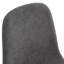 Ensemble de salle à manger minimaliste rétro avec plateau de table spécialement texturé et pieds en métal robuste, jumelé à des chaises en tissu confortables pour un usage domestique.-1579685513-1579685510