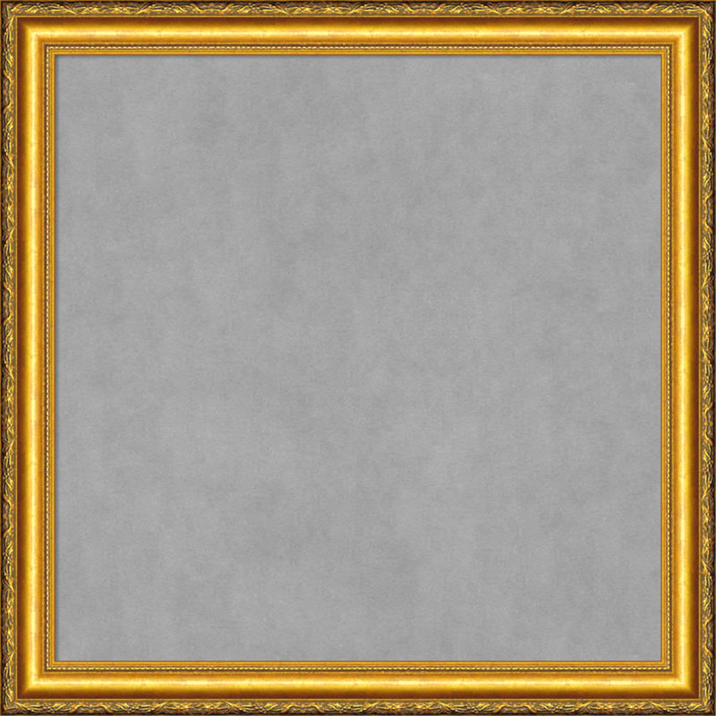 Tableau magnétique encadré doré Colonial, H 28 po x l 28 po