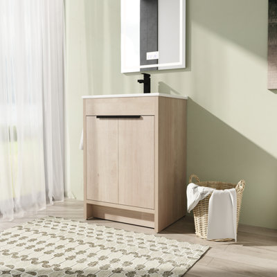 Meuble-lavabo simple 24,07 po avec comptoir Kiswa