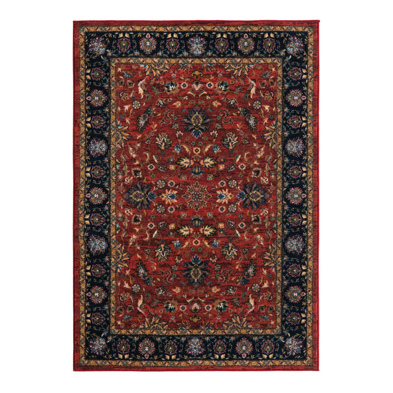 Abisha Oriental Indoor Rug, Rectangle 4'4" x 6'