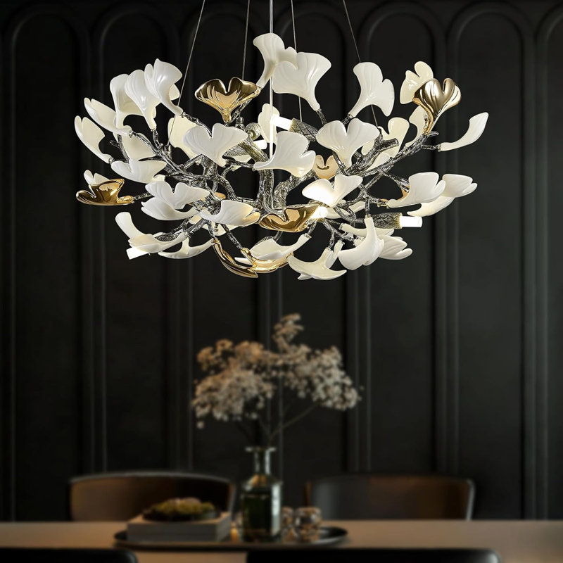 Lustre 31 po Ginkgo, L 31,49 po x l 31,49 po x H 15,7 po
