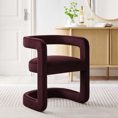 Modway Winslow 23.4'' W Velvet Armchair