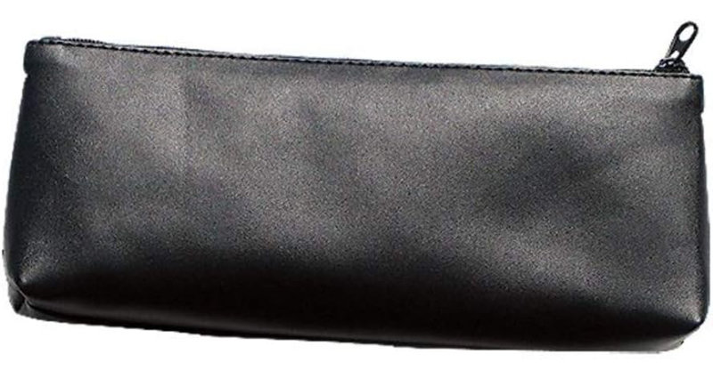 Rectangular Zipper Pouch, Leather