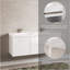 60" Floating Bathroom Vanity With Double Undermount Sink Wall Mounted Bathroom Storage Vanity Cabinet Of 2 Drawers And Doors