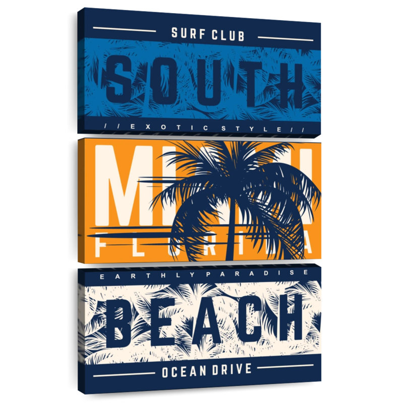 South Miami Beach Surf Club, H 45 po x l 28 po